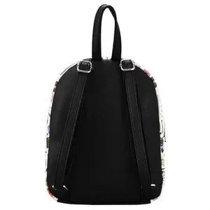 Harry Potter Icons Mini Backpack with Floral Hogwarts Crest Gadget Sticker Harry Potter Hogwarts Crest Mini Backpack with Hogwarts  main image 4
